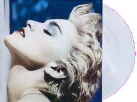 Madonna - 1986 True Blue - Clear vinyl LP  - 160 kr.